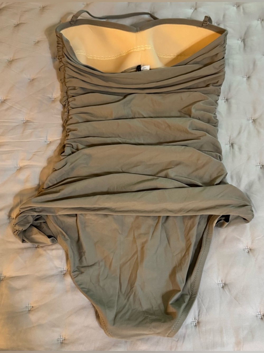 Like New - J.Crew Ruched One-Piece (8) - Picture 3 of 8
